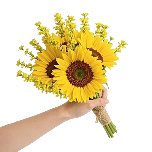 Golden Sunflower Bouquet