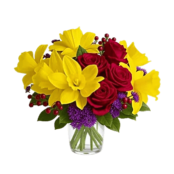 Crimson Blossom Harmony