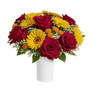 Crimson Blossom Harmony
