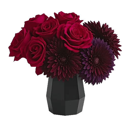 Crimson Blossom Harmony