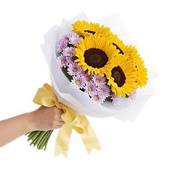 Golden Sunflower Bouquet