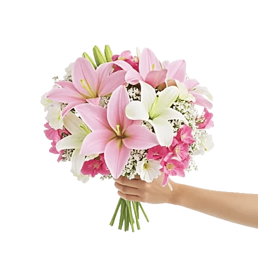 Graceful Lily Display