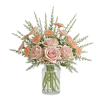 Blush Romantic Centerpiece