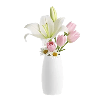 Graceful Lily Display