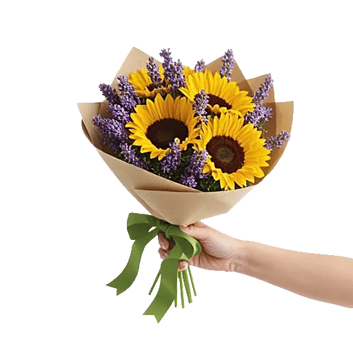 Golden Sunflower Bouquet