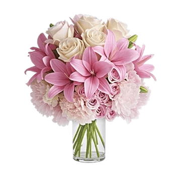 Blush Romantic Centerpiece