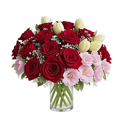 Crimson Blossom Harmony