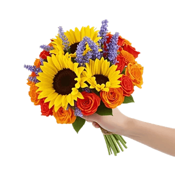 Golden Sunflower Bouquet