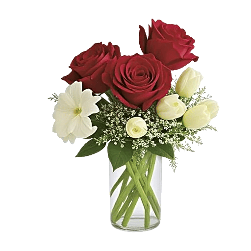 Crimson Blossom Harmony