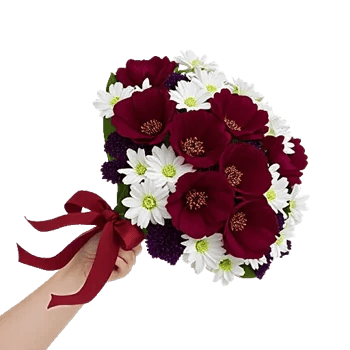 Crimson Blossom Harmony