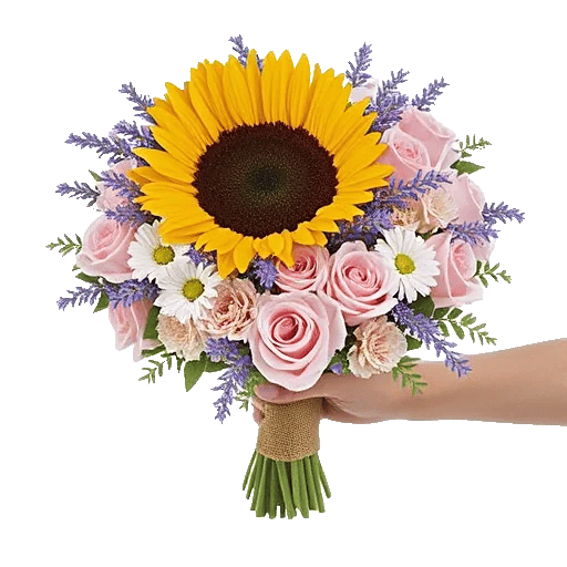 Golden Sunflower Bouquet