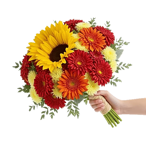 Golden Sunflower Bouquet