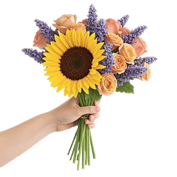 Golden Sunflower Bouquet