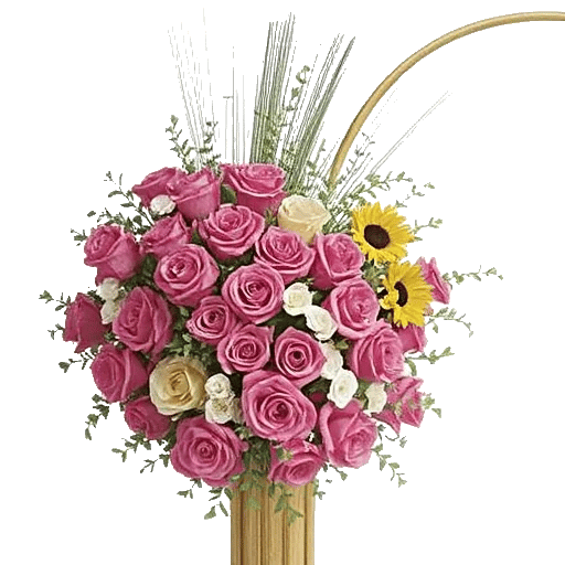 Blush Romantic Centerpiece
