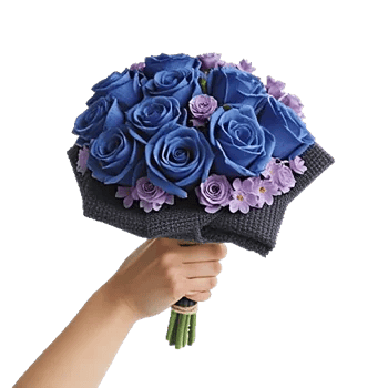 Elegant Blue Roses