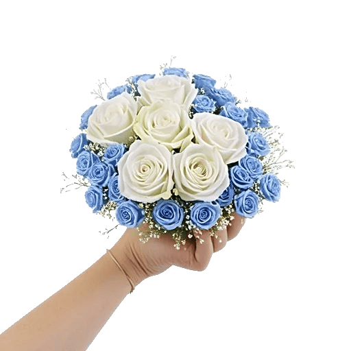 Elegant Blue Roses