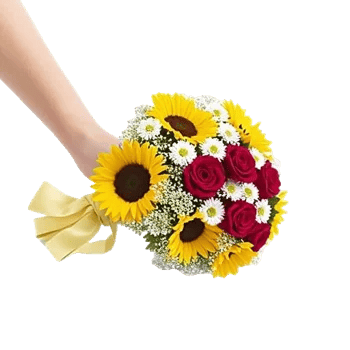 Golden Sunflower Bouquet