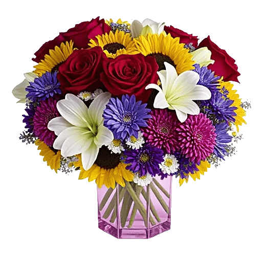 Crimson Blossom Harmony