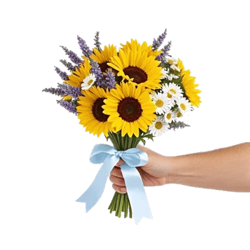 Golden Sunflower Bouquet