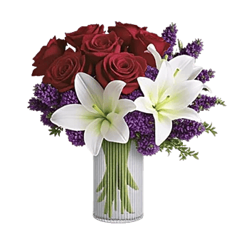 Crimson Blossom Harmony