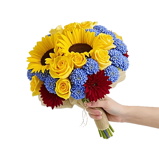 Golden Sunflower Bouquet