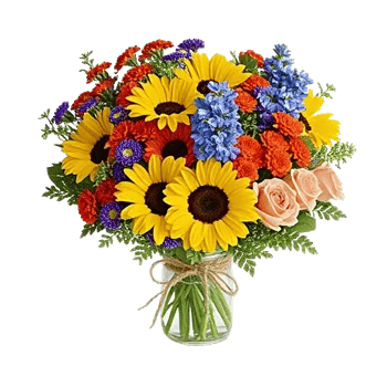 Bright Cheerful Sunflowers