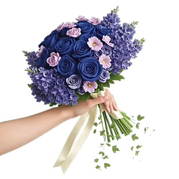 Elegant Blue Roses