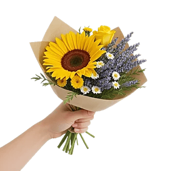 Golden Sunflower Bouquet