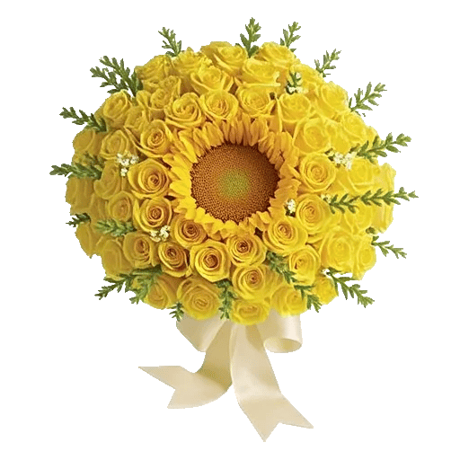 Golden Sunflower Bouquet