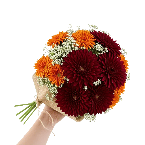 Crimson Blossom Harmony