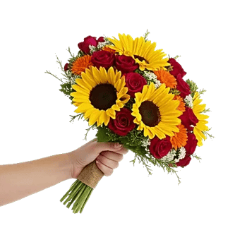 Golden Sunflower Bouquet
