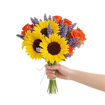 Golden Sunflower Bouquet