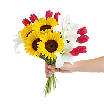 Golden Sunflower Bouquet