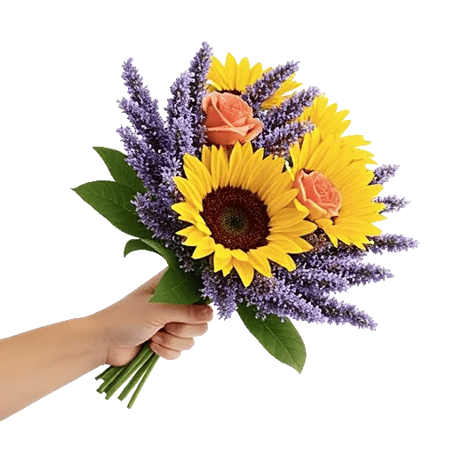 Golden Sunflower Bouquet