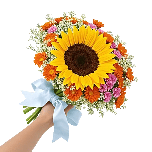 Golden Sunflower Bouquet