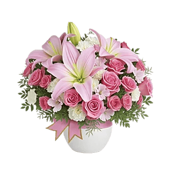 Graceful Lily Display