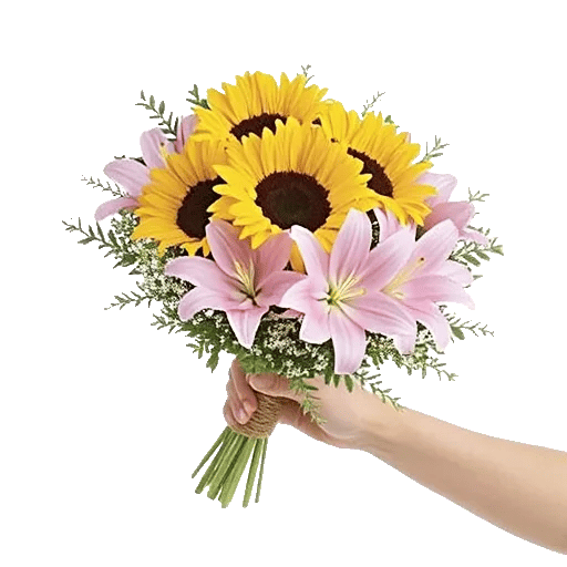 Golden Sunflower Bouquet