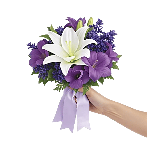 Graceful Lily Display