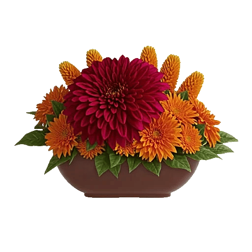 Crimson Blossom Harmony