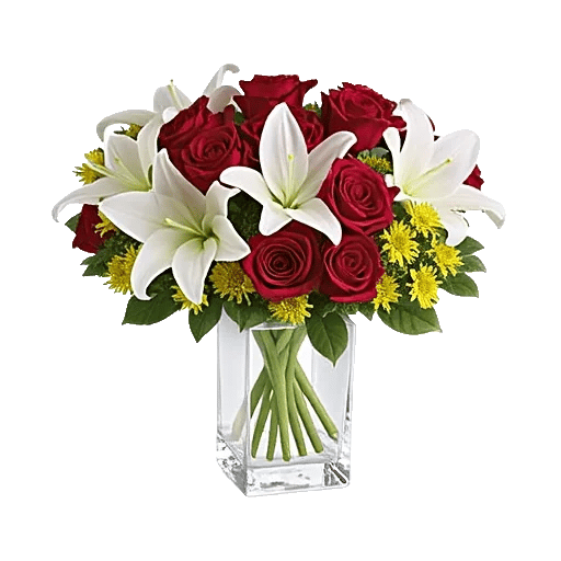 Crimson Blossom Harmony