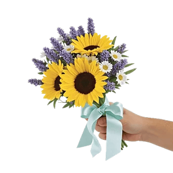 Golden Sunflower Bouquet