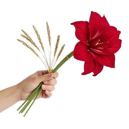 Crimson Blossom Harmony