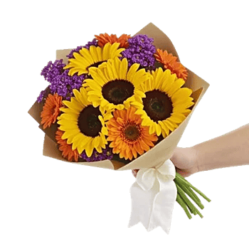 Golden Sunflower Bouquet