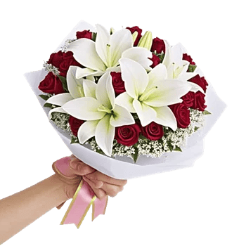 Graceful Lily Display