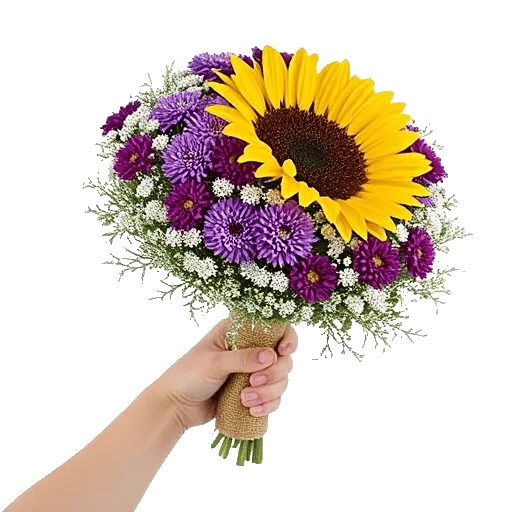 Golden Sunflower Bouquet