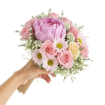 Blushing Peony Charm