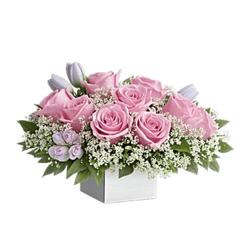 Blush Romantic Centerpiece