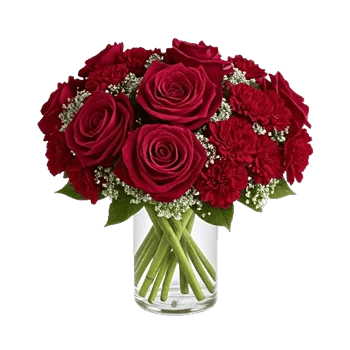 Crimson Blossom Harmony