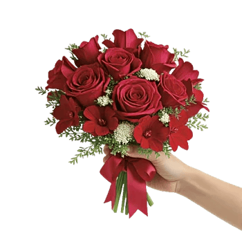 Crimson Blossom Harmony