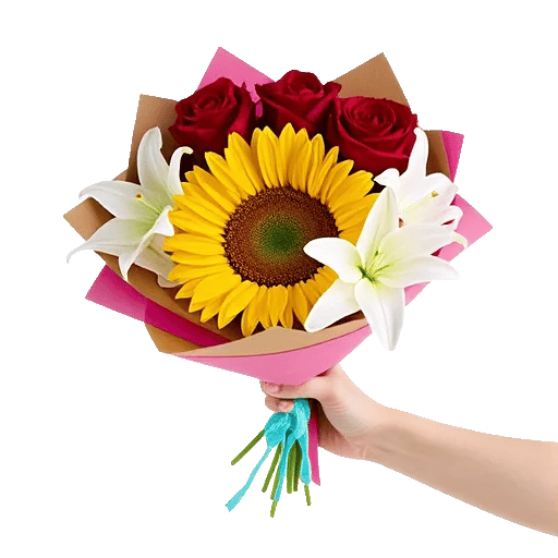 Golden Sunflower Bouquet